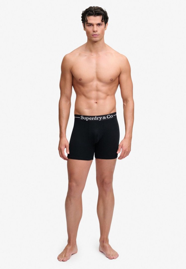 Superdry & Co Underwear Zwart heren (SDRY & CO BOXER TRIPLE PACK - M3110480A.DNX) - GL Sport (Sluis)