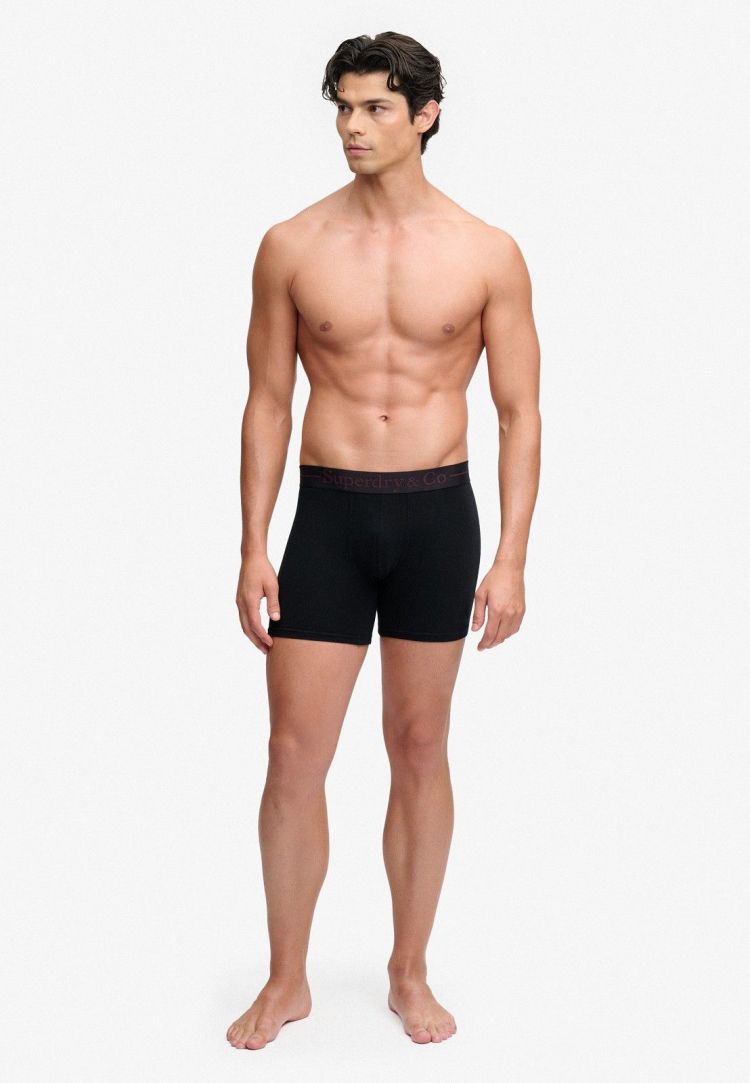Superdry & Co Underwear Zwart heren (SDRY & CO BOXER TRIPLE PACK - M3110480A.O3Q) - GL Sport (Sluis)
