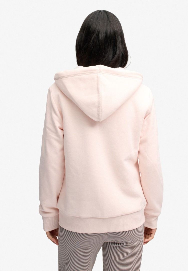 Superdry & Co Vest Roze dames (SIGNATURE EMB BORG ZIPHOOD - W2012781A.L3Q) - GL Sport (Sluis)