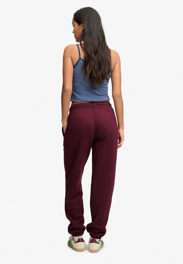 Superdry & Co Joggingbroek Rood dames (SIGNATURE EMB CUFFED JOGGER - W7011364A.1KD) - GL Sport (Sluis)