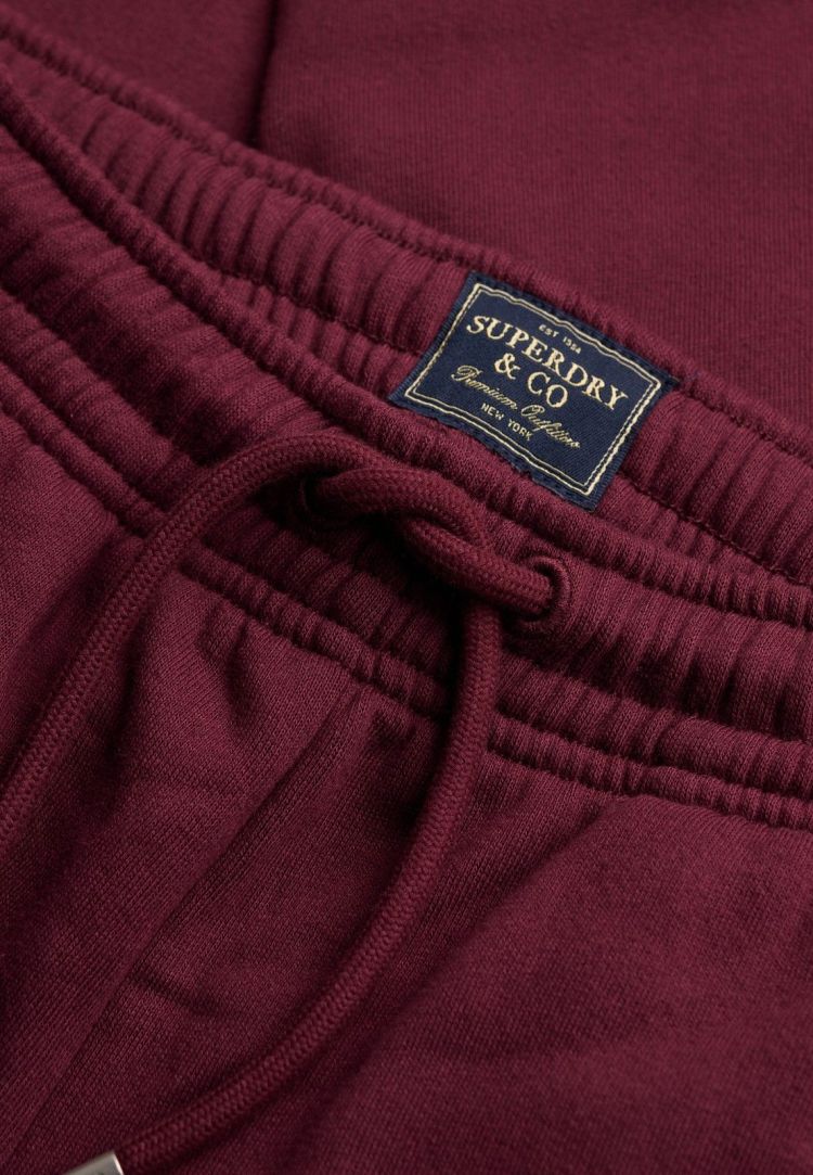 Superdry & Co Joggingbroek Rood dames (SIGNATURE EMB CUFFED JOGGER - W7011364A.1KD) - GL Sport (Sluis)