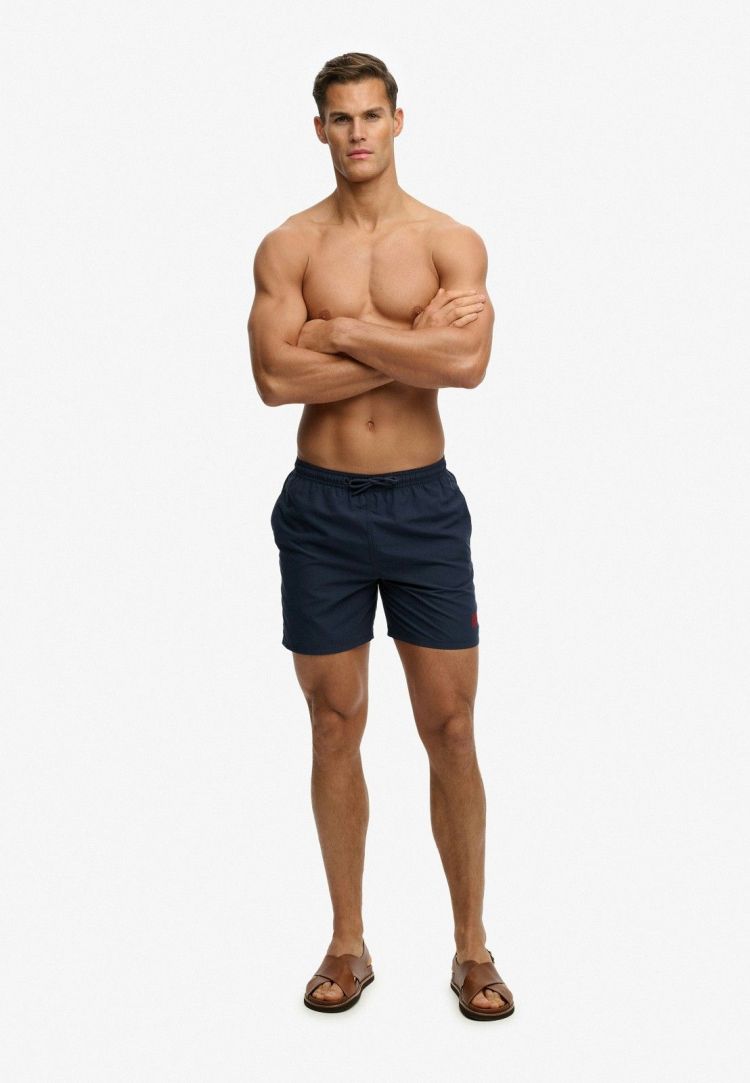 Superdry Zwembroek Blauw heren (ESSENTIAL 16 SWIM SHORT - M3010260A.O9S) - GL Sport (Sluis)