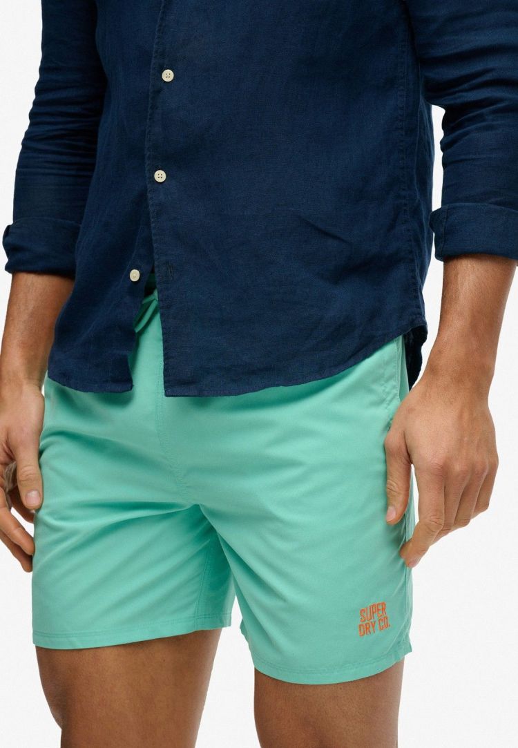 Superdry Zwembroek Mint heren (ESSENTIAL 16 SWIM SHORT - M3010260A.A7L) - GL Sport (Sluis)