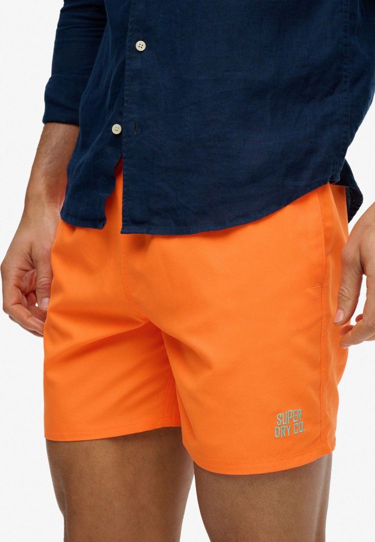 Superdry Zwembroek Oranje heren (ESSENTIAL 16 SWIM SHORT - M3010260A.WUE) - GL Sport (Sluis)