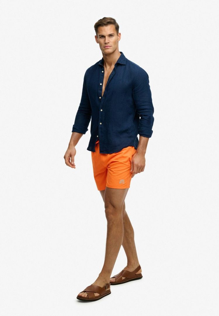 Superdry Zwembroek Oranje heren (ESSENTIAL 16 SWIM SHORT - M3010260A.WUE) - GL Sport (Sluis)