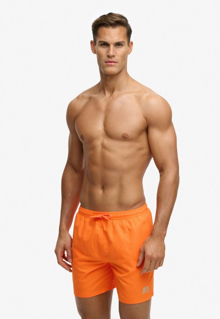 Superdry Zwembroek Oranje heren (ESSENTIAL 16 SWIM SHORT - M3010260A.WUE) - GL Sport (Sluis)