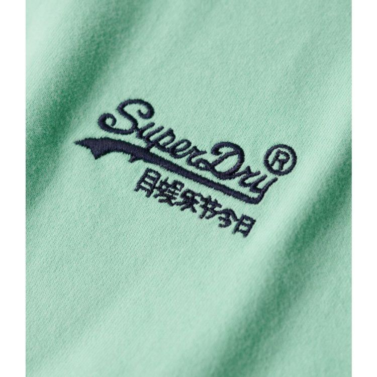 Superdry T-shirt Groen heren (ESSENTIAL LOGO EMB TEE - M1011245A.2MD) - GL Sport (Sluis)