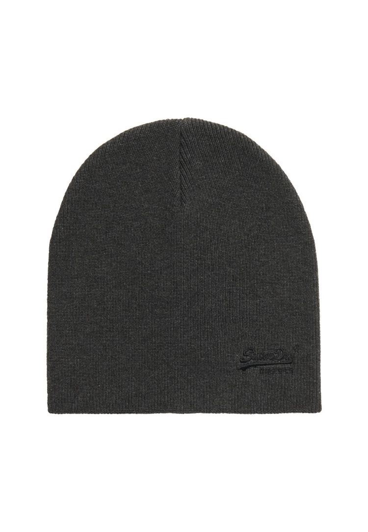 Superdry Muts Grijs heren (ESSENTIAL LOGO KNITTED BEANIE - M9010184A.VZ5) - GL Sport (Sluis)