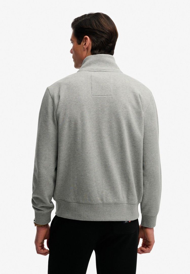 Superdry Vest Grijs heren (ESSENTIAL LOGO TRACK TOP - M2014127A.I1B) - GL Sport (Sluis)