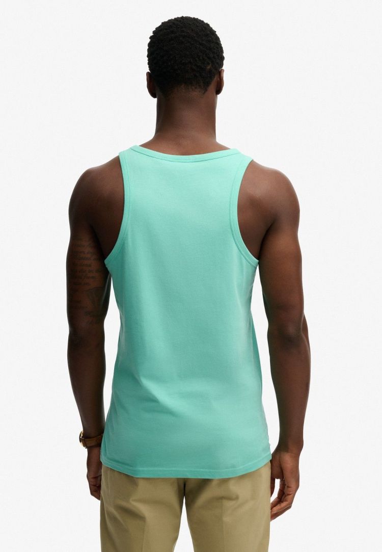 Superdry Tanktop Mint heren (ESSENTIAL LOGO VEST UB - M6010819A.A7L) - GL Sport (Sluis)