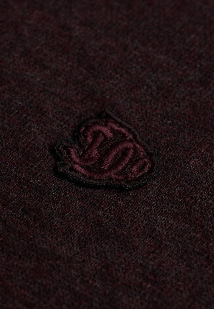 Superdry & Co Vest Bordeaux heren (ESSENTIAL SDCO LOGO ZIPHOOD - M2014703A.M8F) - GL Sport (Sluis)