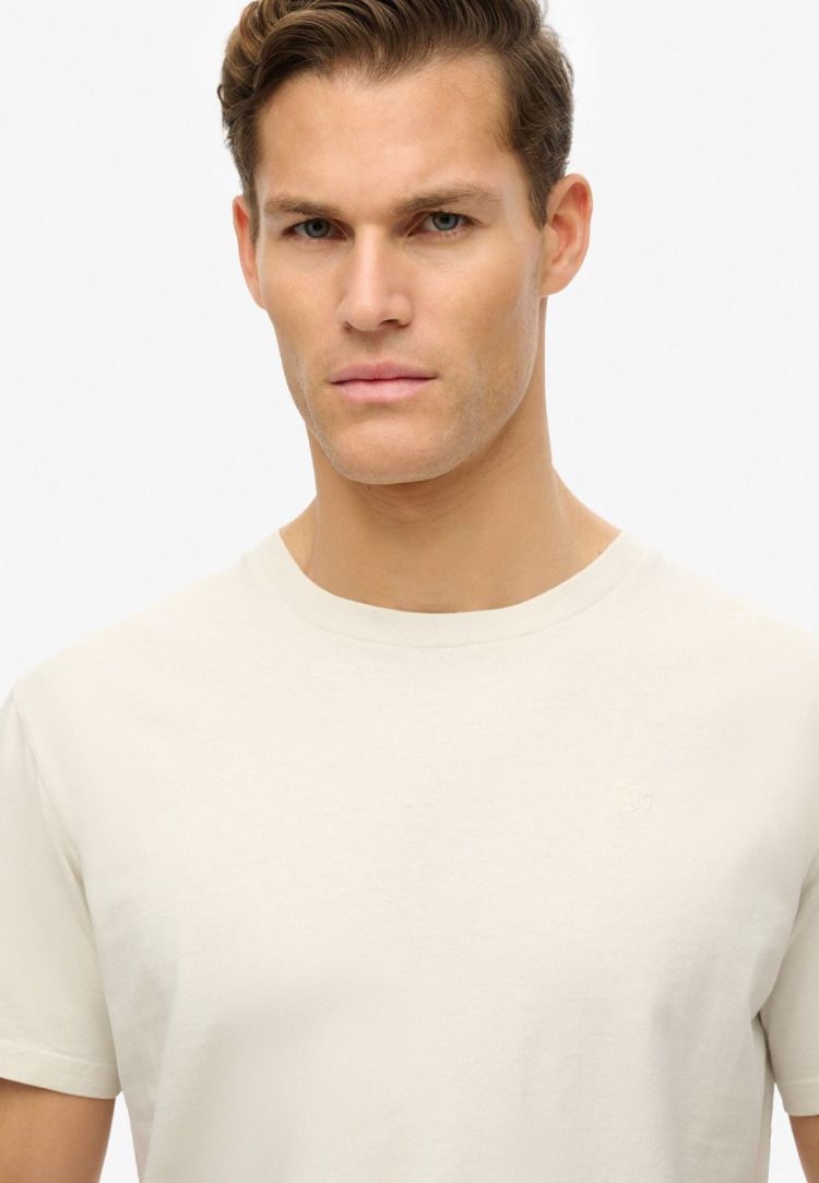 Superdry T-shirt Off-white heren (ESSENTIALS RELAXED TEE - M1012208A.ICF) - GL Sport (Sluis)