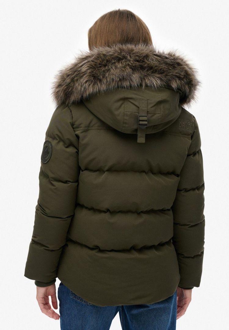 Superdry Jas Kaki dames (EVEREST 5 BAFFLE PUFFER JACKET - W5011929A.D8B) - GL Sport (Sluis)