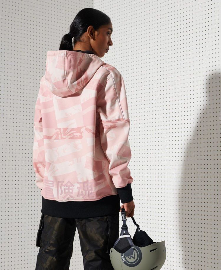 Superdry Ski-jas Roze dames (FREESTYLE TECH ANORAK - WS110011A.10R) - GL Sport (Sluis)