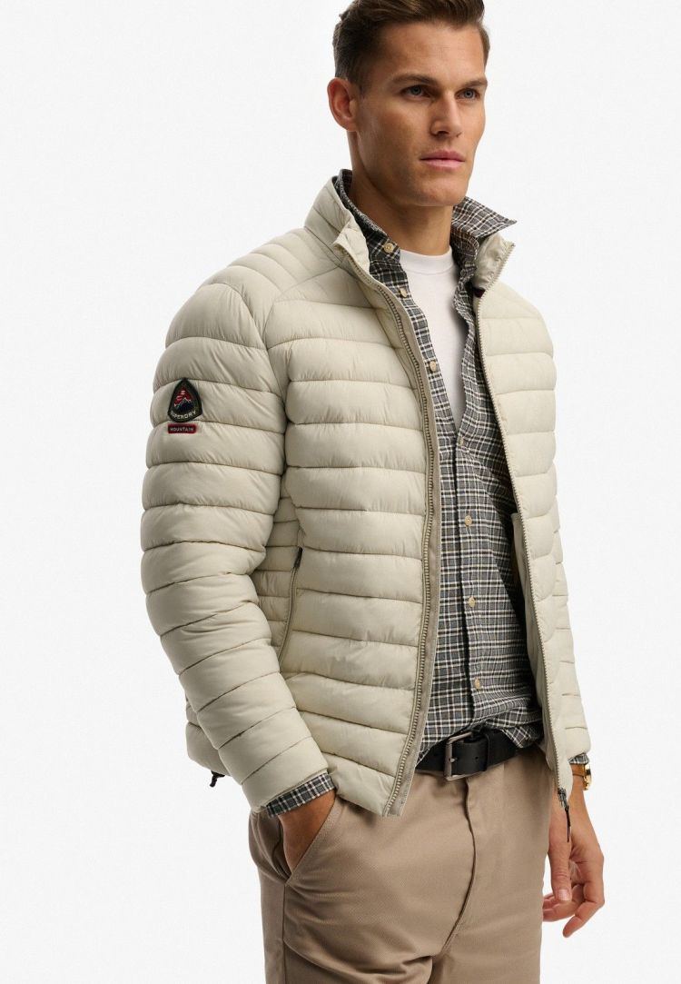 Superdry Jas Beige heren (FUJI LITE PADDED JACKET - M5012338A.1LC) - GL Sport (Sluis)