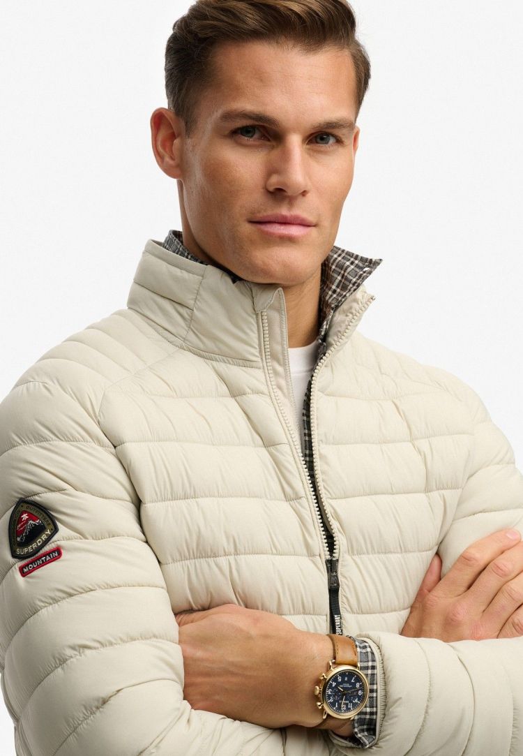 Superdry Jas Beige heren (FUJI LITE PADDED JACKET - M5012338A.1LC) - GL Sport (Sluis)
