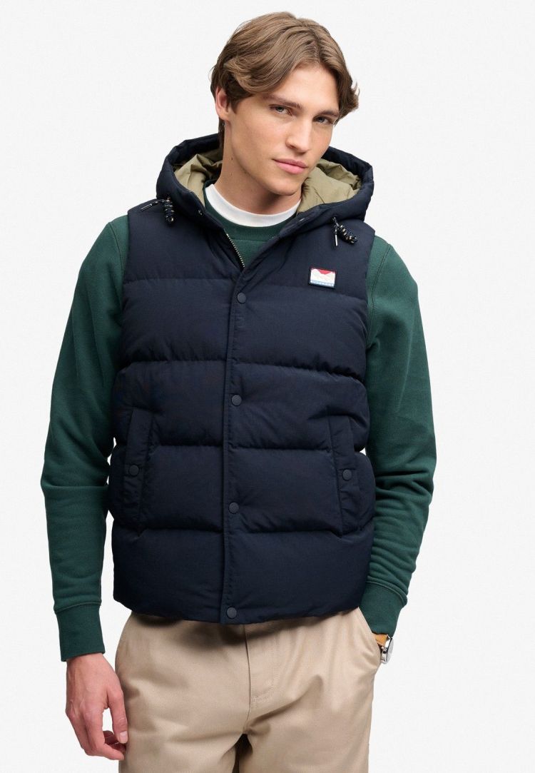 Superdry & Co Bodywarmer Blauw
