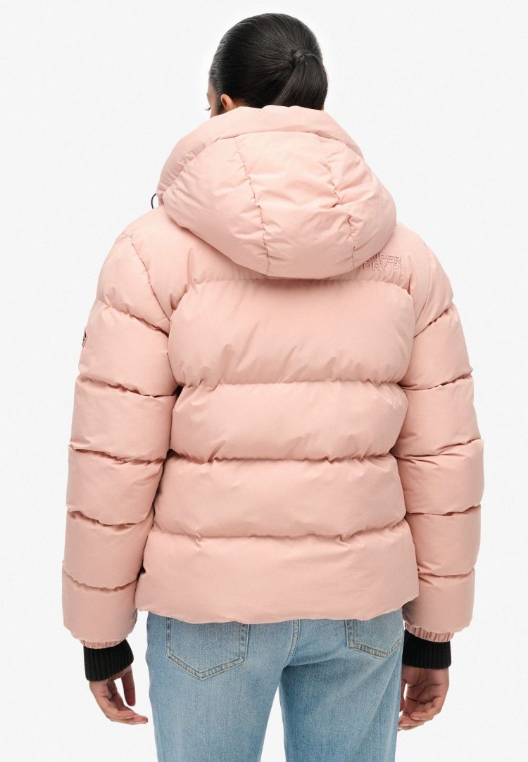 Superdry Jas Roze dames (HOODED SPORTS PUFFER JACKET - W5011996A.EQ8) - GL Sport (Sluis)