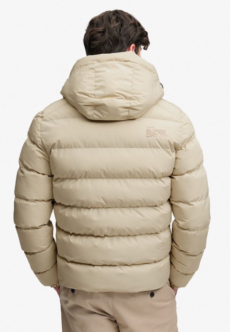 Superdry & Co Jas Creme heren (HOODED SPORTS PUFFER JACKET - M5011905A.L5O) - GL Sport (Sluis)