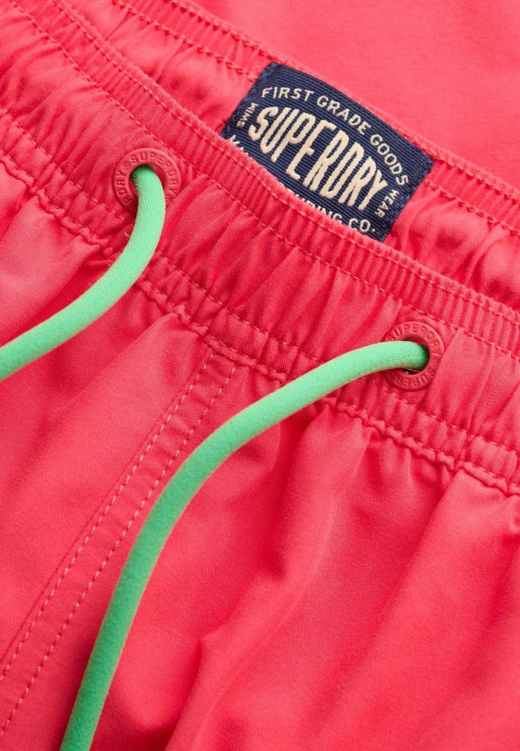 Superdry Zwembroek Rood heren (PRINTED LOGO 16 SWIM SHORT - M3010265A.MCJ) - GL Sport (Sluis)