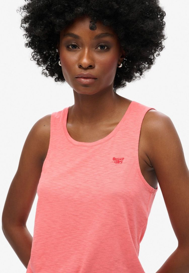 Superdry Tanktop Koraal dames (SCOOP NECK TANK - W6011849A.OU3) - GL Sport (Sluis)