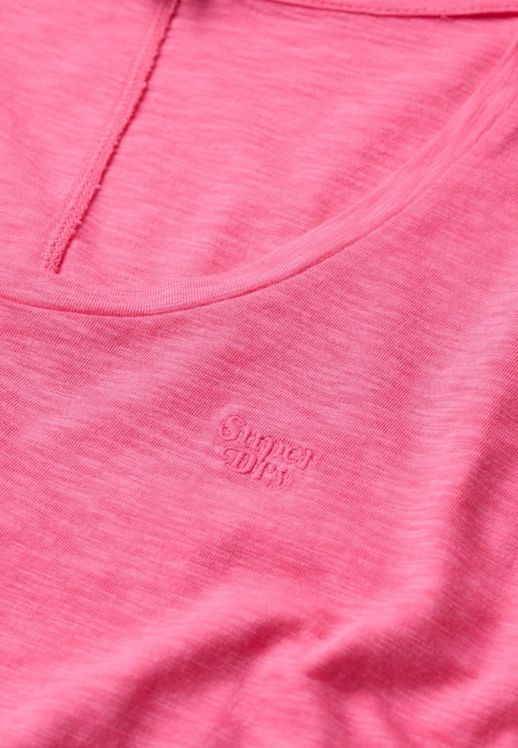 Superdry T-shirt Roze dames (SCOOP NECK TEE - W1011381A.3LU) - GL Sport (Sluis)