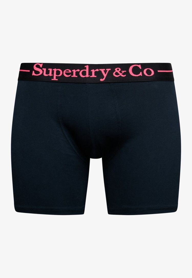 Superdry & Co Underwear Blauw heren (SDRY & CO BOXER TRIPLE PACK - M3110480A.O3C) - GL Sport (Sluis)