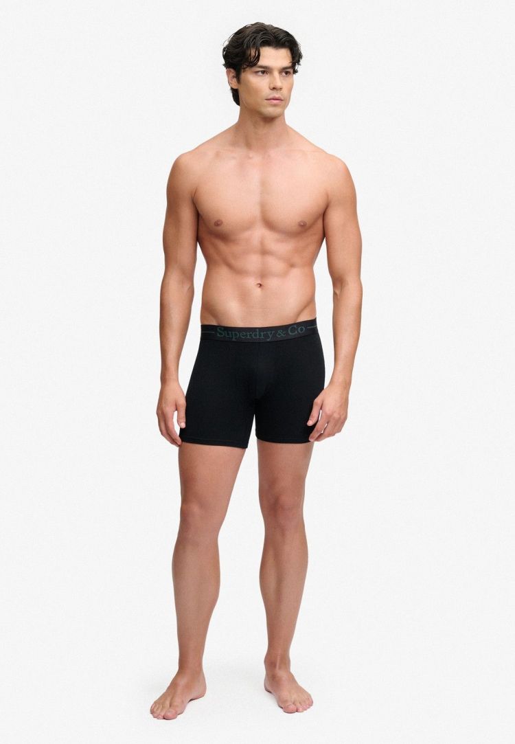 Superdry & Co Underwear Blauw heren (SDRY & CO BOXER TRIPLE PACK - M3110480A.O3N) - GL Sport (Sluis)