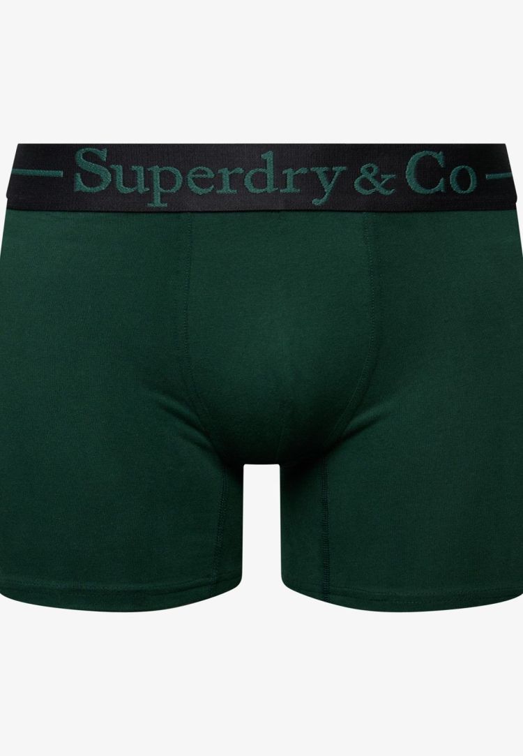 Superdry & Co Underwear Blauw heren (SDRY & CO BOXER TRIPLE PACK - M3110480A.O3N) - GL Sport (Sluis)