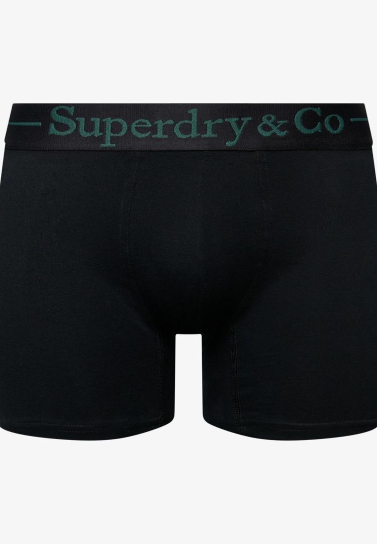 Superdry & Co Underwear Blauw heren (SDRY & CO BOXER TRIPLE PACK - M3110480A.O3N) - GL Sport (Sluis)