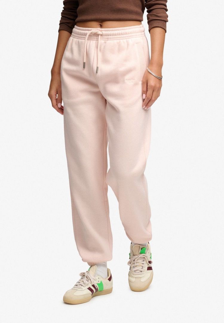Superdry & Co Broek Roze dames (SIGNATURE EMB CUFFED JOGGER - W7011364A.L3Q) - GL Sport (Sluis)