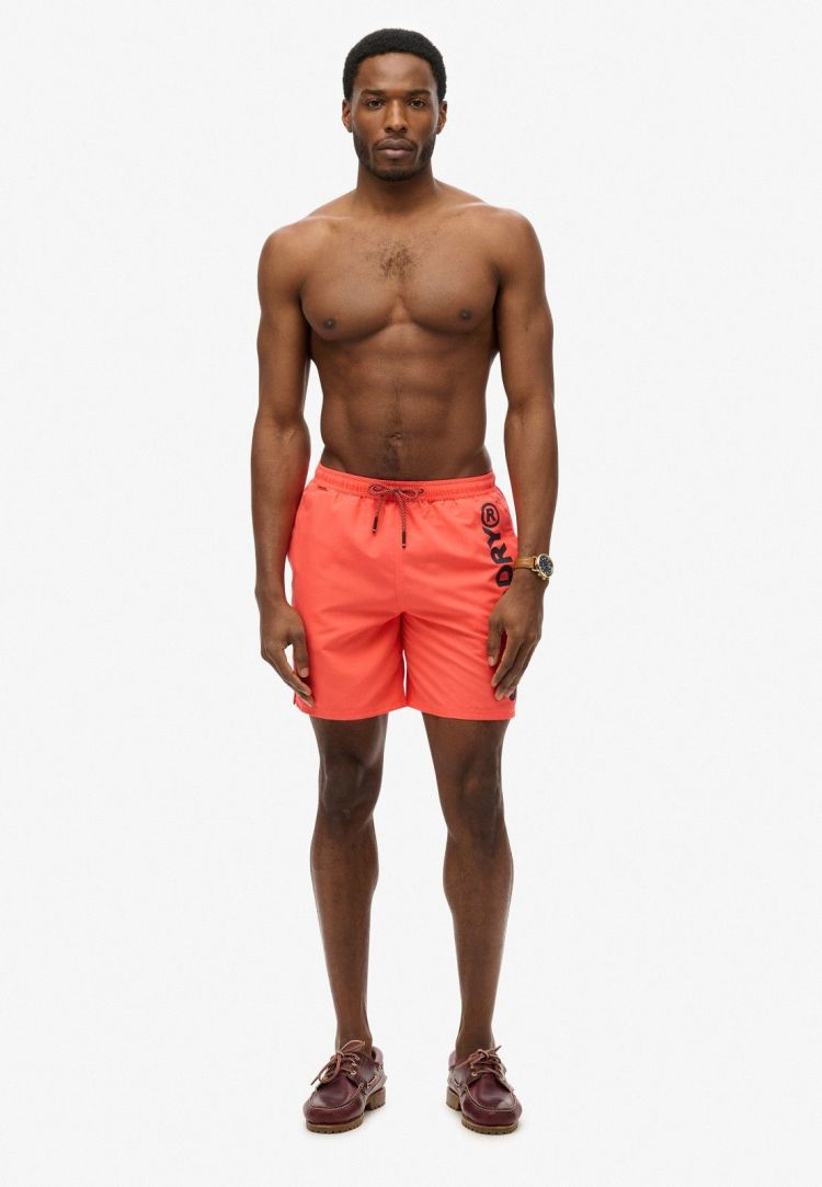 Superdry Zwembroek Koraal heren (SPORT GRAPHIC 17 SWIM SHORT - M3010248A.MHI) - GL Sport (Sluis)