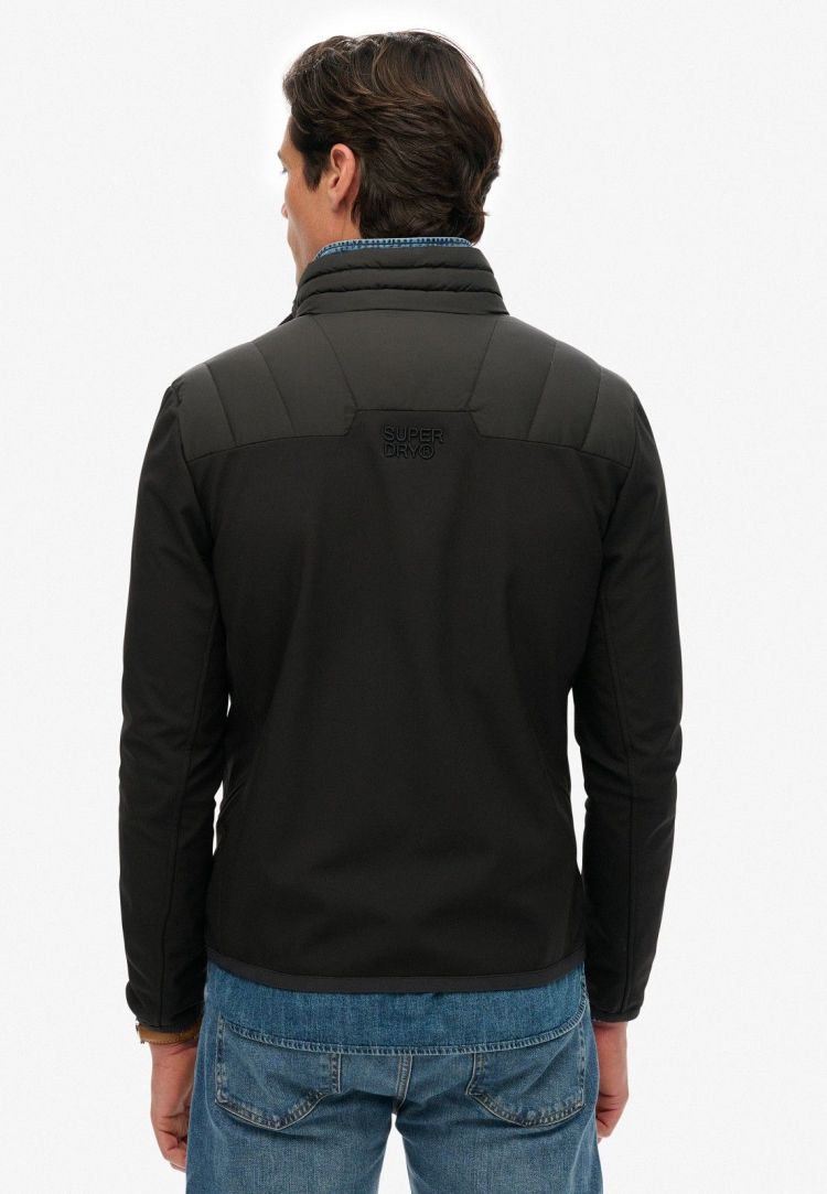 Superdry Jas Zwart heren (STORM POPPER SOFTSHELL JACKET - M5012253A.02A) - GL Sport (Sluis)