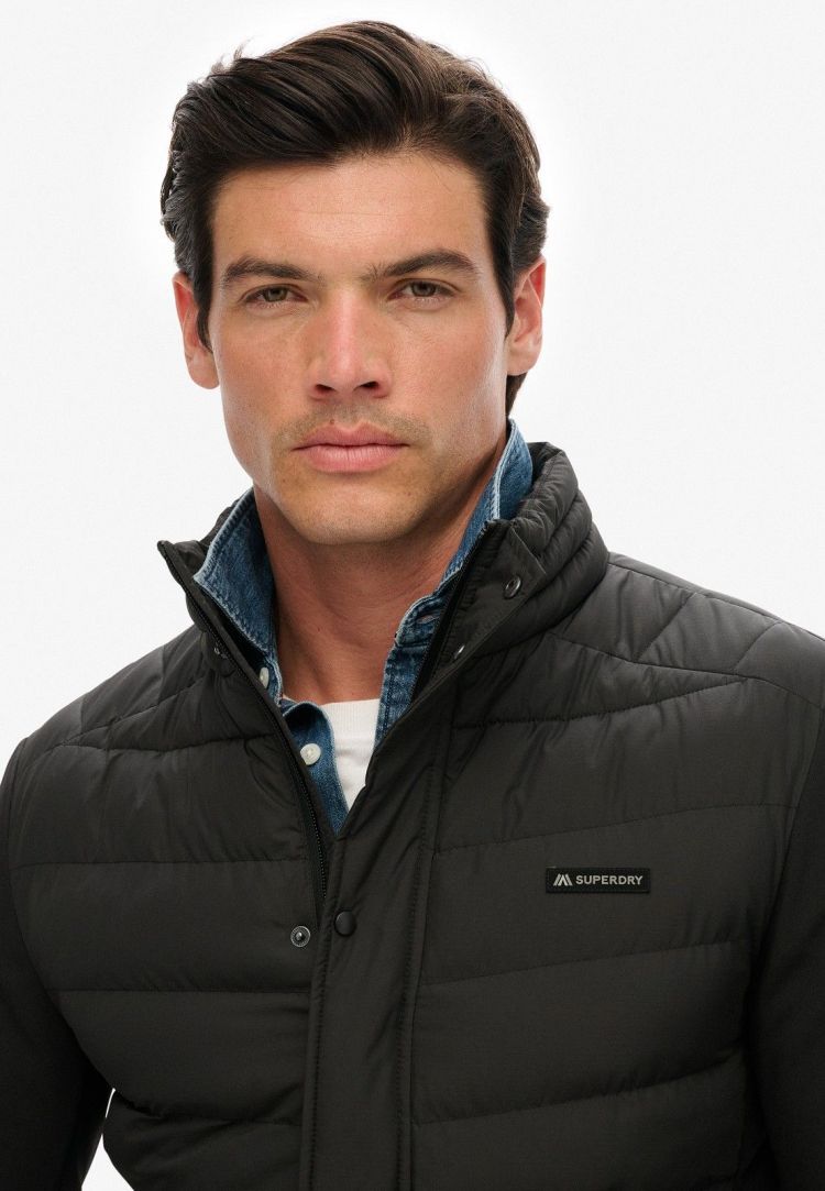 Superdry Jas Zwart heren (STORM POPPER SOFTSHELL JACKET - M5012253A.02A) - GL Sport (Sluis)