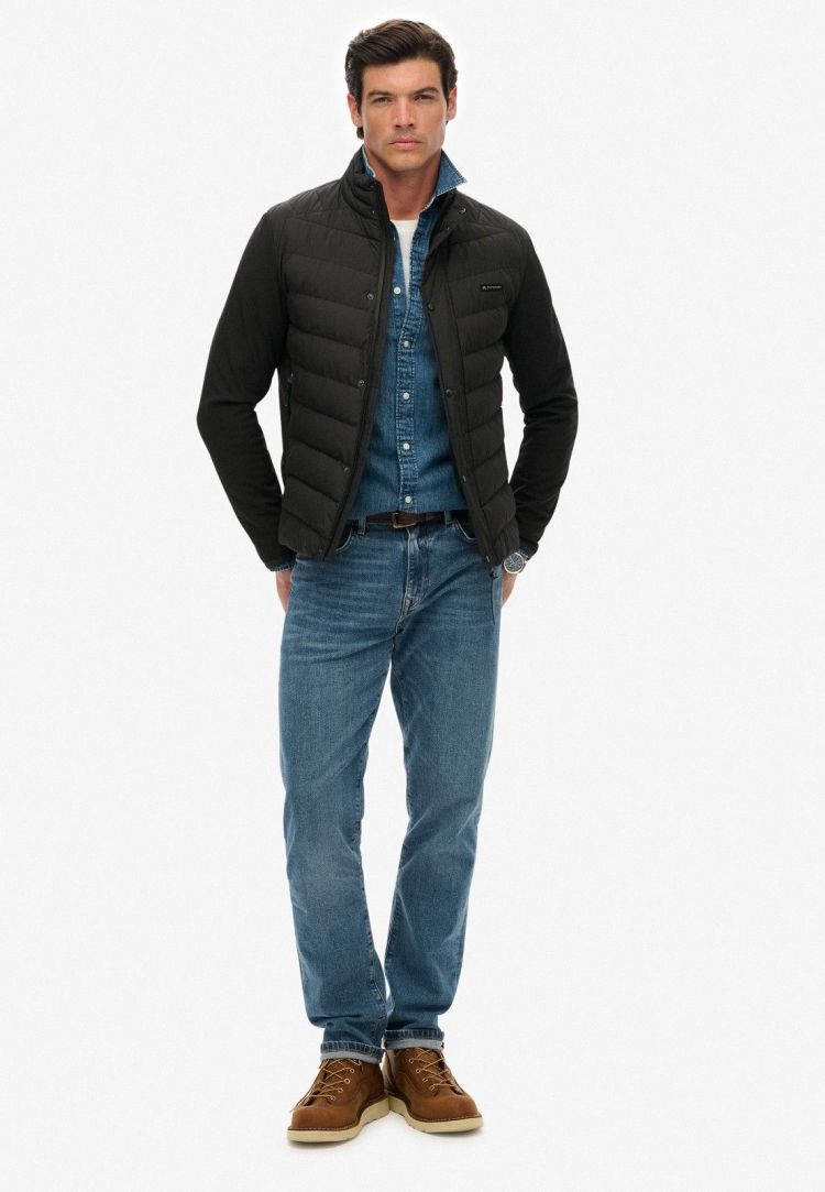 Superdry Jas Zwart heren (STORM POPPER SOFTSHELL JACKET - M5012253A.02A) - GL Sport (Sluis)