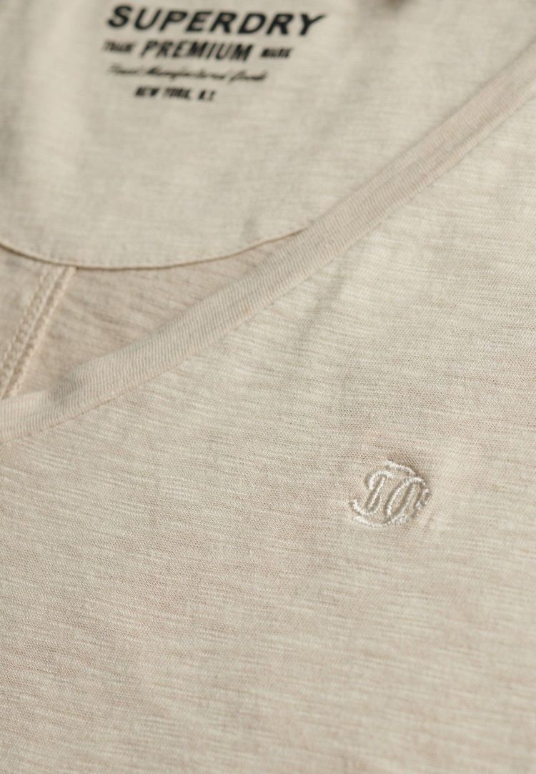 Superdry T-shirt Grijs dames (STUDIOS SLUB EMBROIDERED T-SHIRT - W1011828A.6NN) - GL Sport (Sluis)