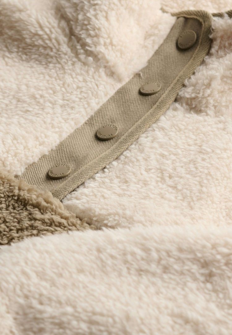 Superdry & Co Vest Beige dames (SUPER SOFT MASH UP HALF ZIP - W2012349A.9UN) - GL Sport (Sluis)