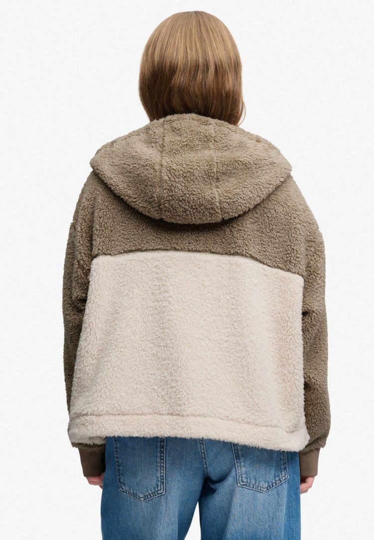Superdry & Co Hoodie Off-white dames (SUPER SOFT ZIPHOOD - W2012732A.M5D) - GL Sport (Sluis)