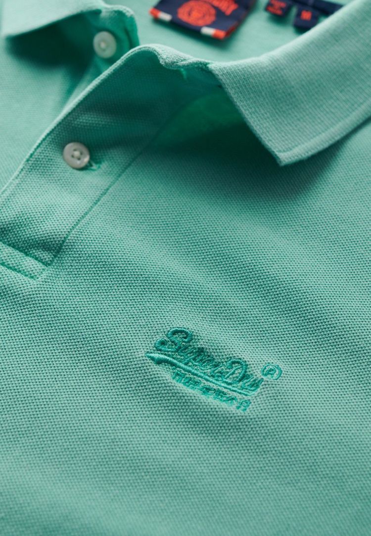 Superdry Polo Groen heren (VINTAGE DESTROY POLO - M1110439A.2MD) - GL Sport (Sluis)