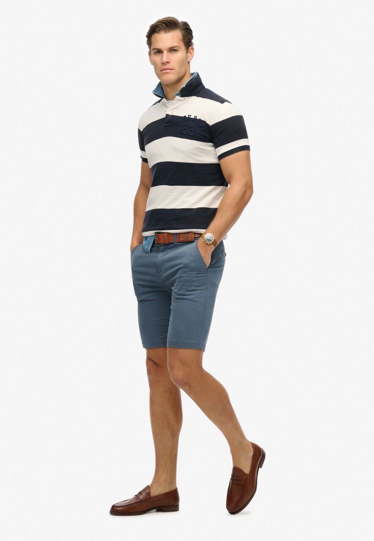 Superdry Short Blauw heren (VINTAGE INTERNATIONAL SHORT - M7110397A.BYO) - GL Sport (Sluis)