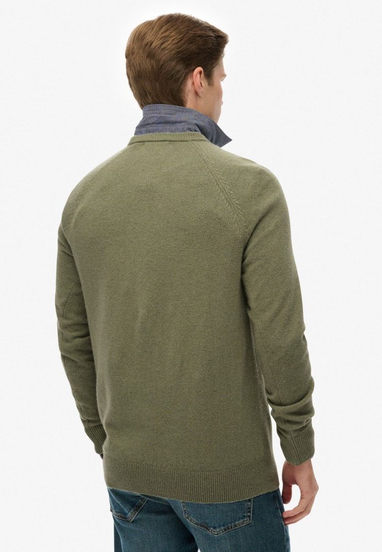 Superdry Pull Groen heren (WOOL BLEND JUMPER - M6110689A.XQ7) - GL Sport (Sluis)