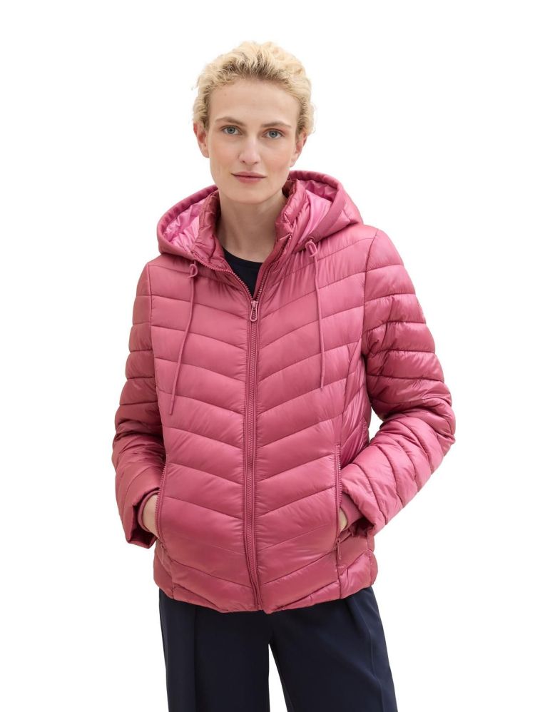 Tom Tailor Jas Roze dames (HOODED LIGHTWEIGHT JACKET - 1041489.16348) - GL Sport (Sluis)