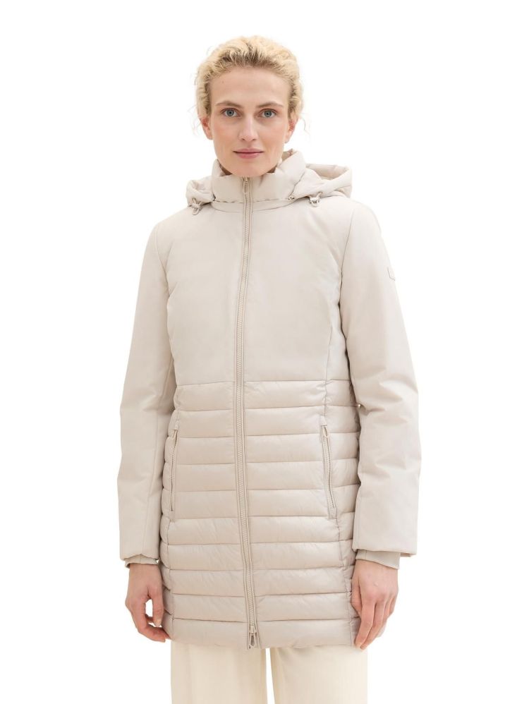 Tom Tailor Jas Beige dames (HYBRID COAT - 1041491.12365) - GL Sport (Sluis)