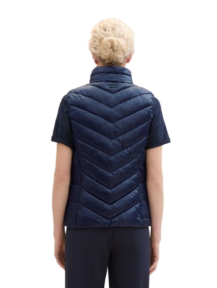 Tom Tailor Bodywarmer Blauw dames (LIGHT WEIGHT VEST - 1041486.10668) - GL Sport (Sluis)