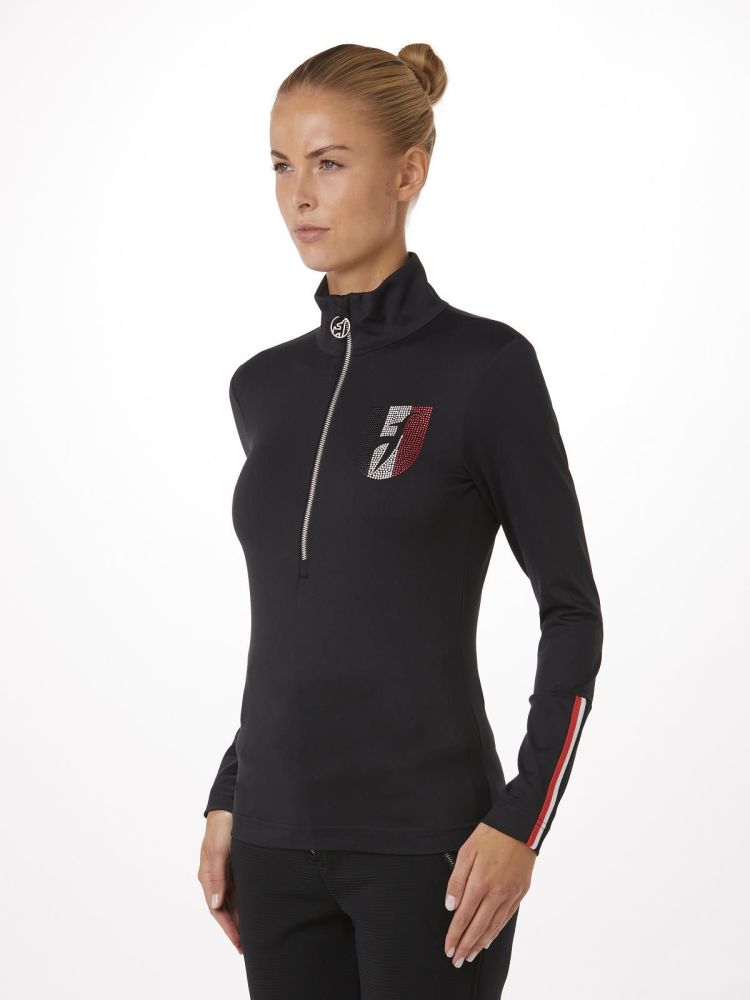 Toni Sailer Skipully Zwart dames (AIUMY WOMEN FIRST LAYER - 342320.100) - GL Sport (Sluis)