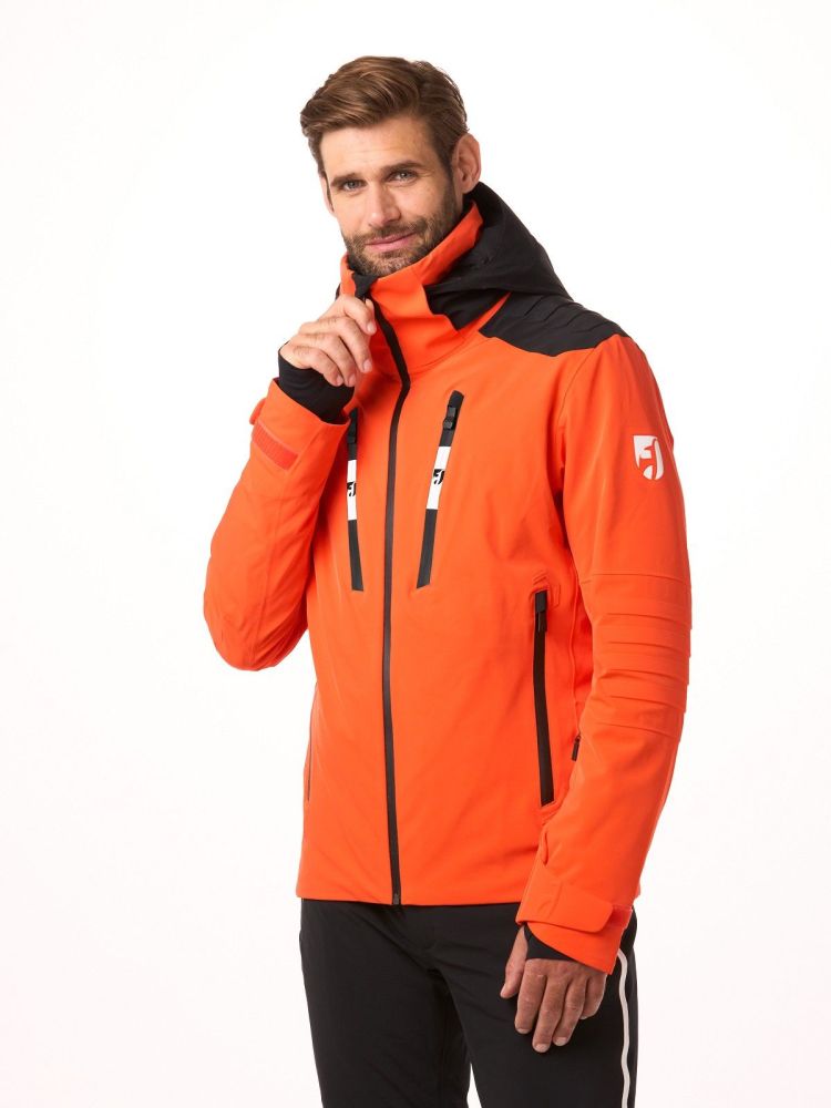 Toni Sailer Ski-jas Oranje heren (EMIL MEN SKI JACKET - 361127.451) - GL Sport (Sluis)