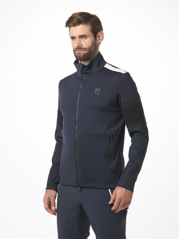 Toni Sailer Vest Grijs heren (LEONARD MEN MID LAYER FULL ZIP - 351424.196) - GL Sport (Sluis)