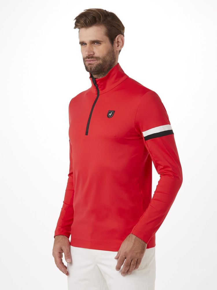 Toni Sailer Skipully Rood heren (TOMSON MEN FIRST LAYER - 341320.442) - GL Sport (Sluis)