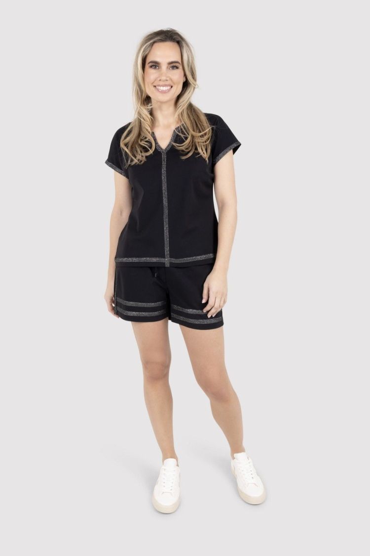 ZOSO Blouse Zwart dames (ANNIKA BLOUSE - 263ANNIKA.BLACK) - GL Sport (Sluis)