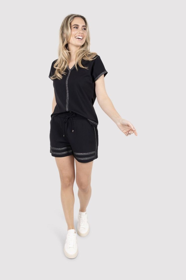 ZOSO Blouse Zwart dames (ANNIKA BLOUSE - 263ANNIKA.BLACK) - GL Sport (Sluis)